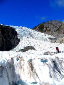 Gletscherwanderung in Neuseeland